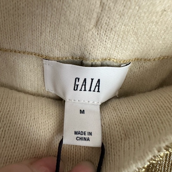 CULT GAIA x GAP Collab Gold Loungewear Set Size M NWT - Picture 3 of 5